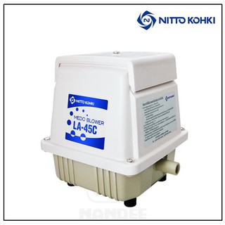 ปั๊มลม เครื่องเติมอากาศระบบลูกสูบ NITTO KOHKI (MEDO) รุ่น LA-45C No.1 in Japan