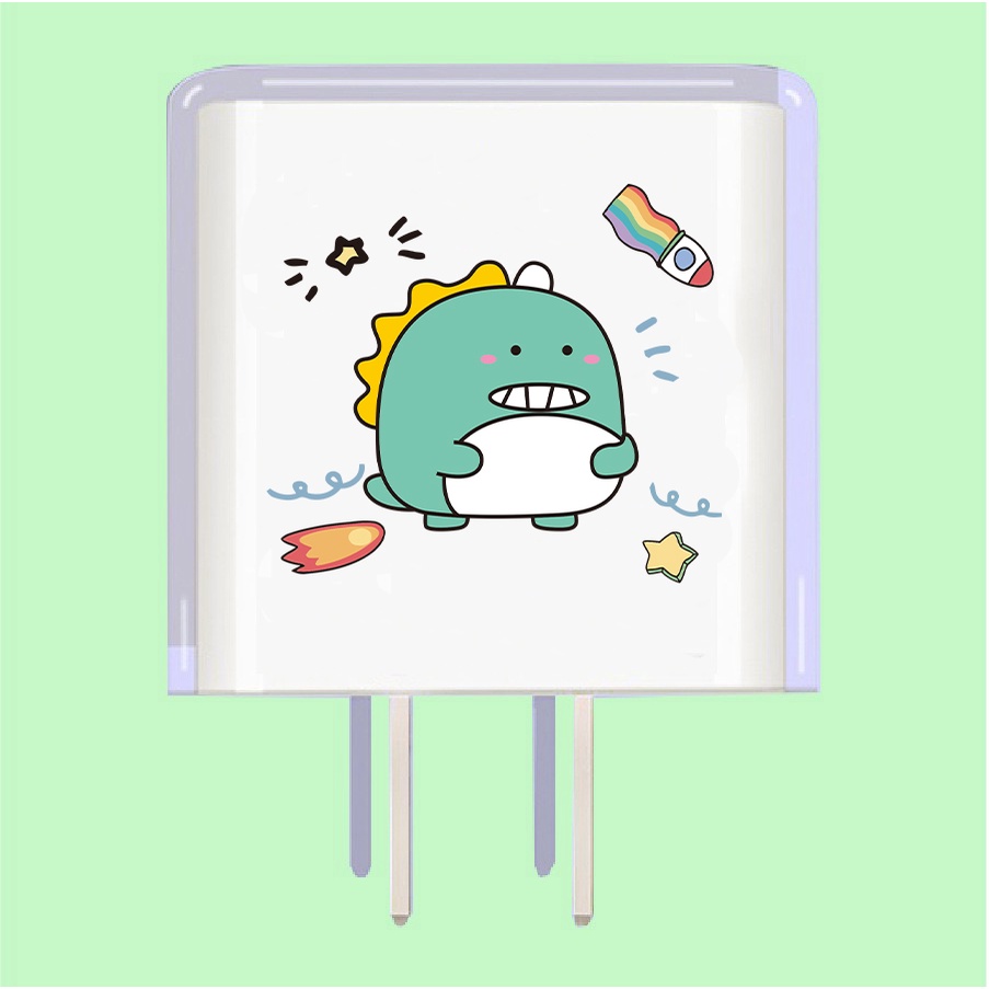 【ส่งจากไทย】เคสนิ่ม TPU สายชาร์จ ลายการ์ตูนน่ารัก ไอโฟน สำหรับAPPLE Power Adapter 18W/20W Cable Bite ตัวถนอมสายชาร์จ - รูปที่ 6