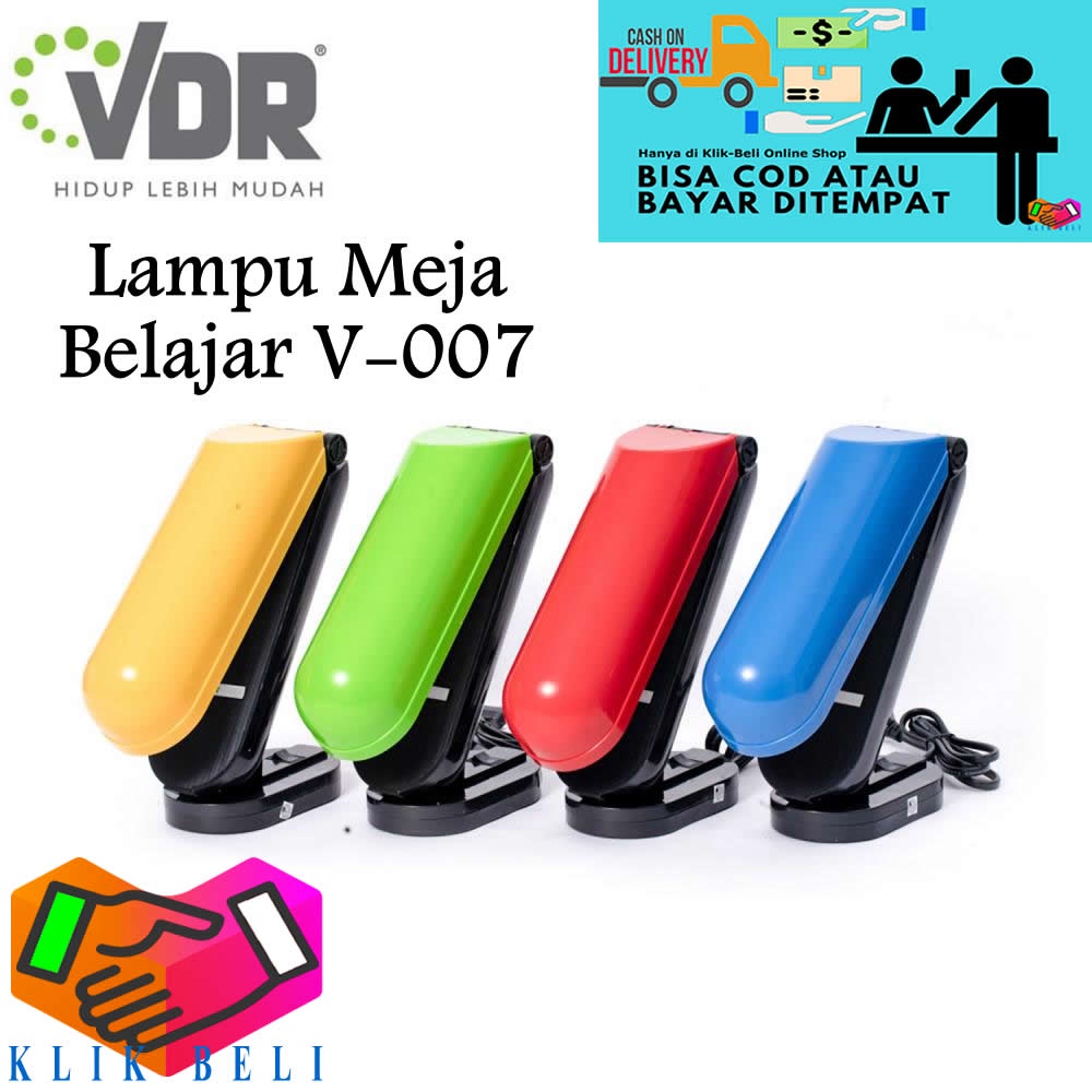 โคมไฟตั้งโต๊ะ Led ศึกษา VDR V-007 โคมไฟอ่านหนังสือเป็ดทํางานเด็กโคมไฟตั้งโต๊ะพับได้