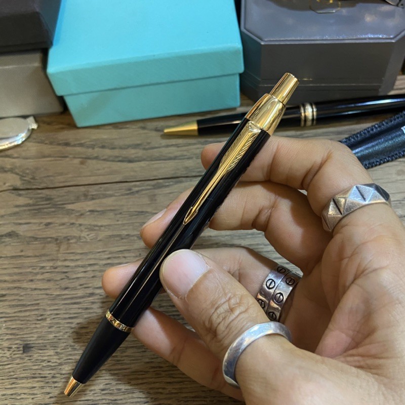 ปากกา PARKER แท้ สีดำทอง