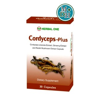 Herbal One Cordyceps Plus อ้วยอันโอสถ ตังถั่งเฉ้า พลัส ขนาด 30 แคปซูล 13921