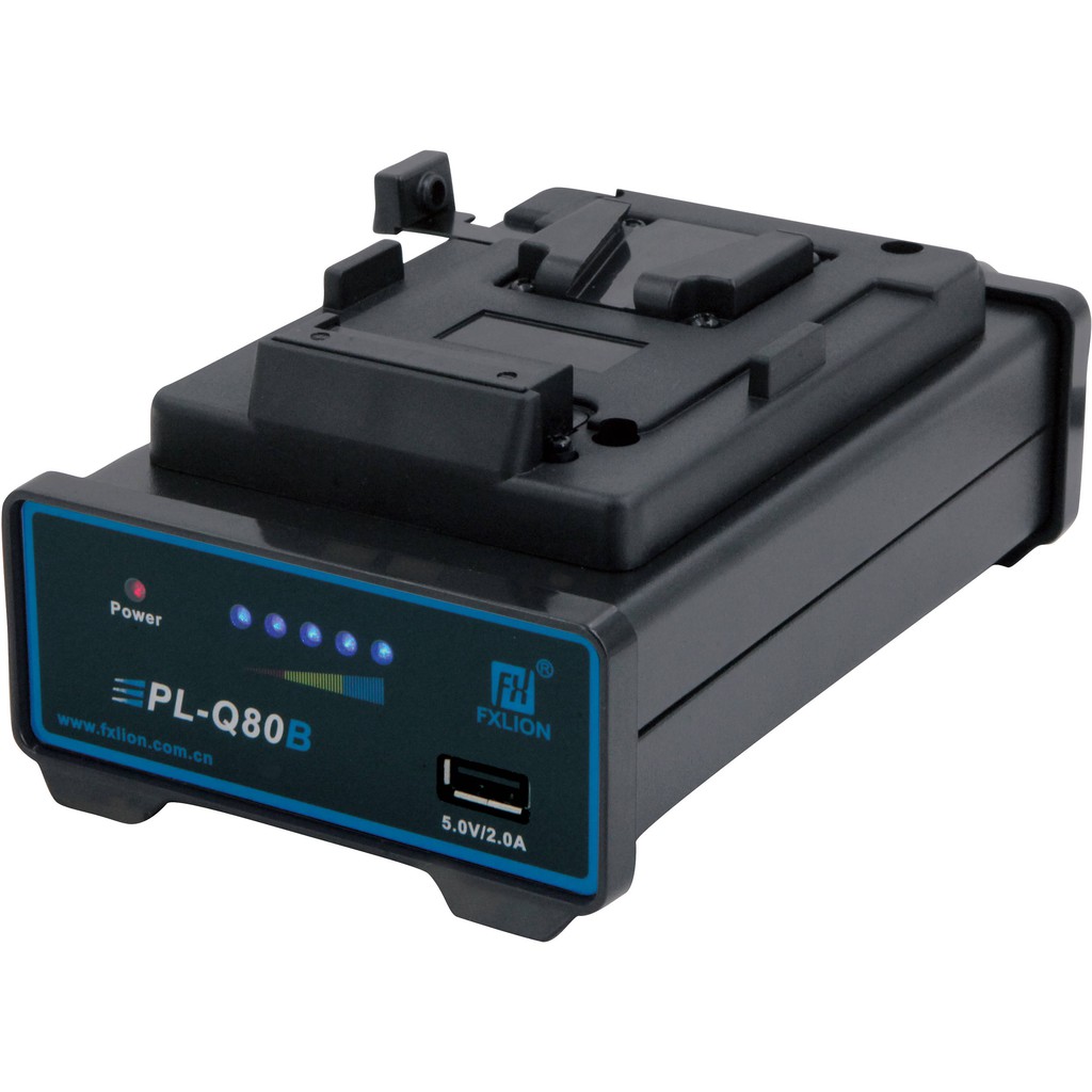 แบตเตอรี่ FXLION – 1-channel, 4.5A Output V-Mount Quick Charger PL-Q80B (ประกัน 1 ปี)