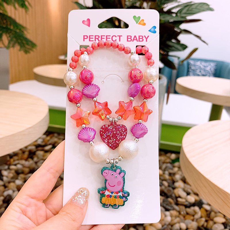 ชุด เครื่องประดับและกล่องของขวัญ เด็กผู้หญิง ของขวัญวันเกิดของลูกสาว Peppa Pig/KT/PAW Patrol