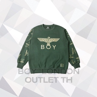 Boy London Classic Sweater รหัส : B84MD1004U สี : Khaki