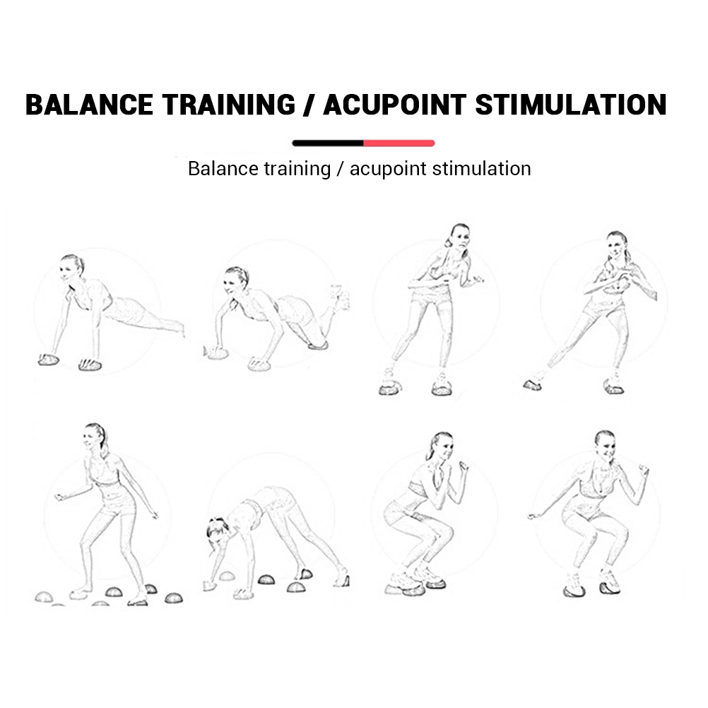 Sense Training Half-ball Foot Half Round Massage Ball for Both Adult ...