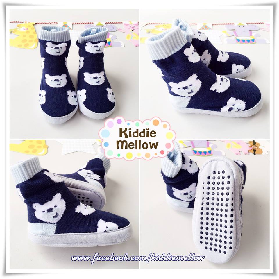 AC373SO – Non-Slip Toddler Over-sock Shoes (BEAR)