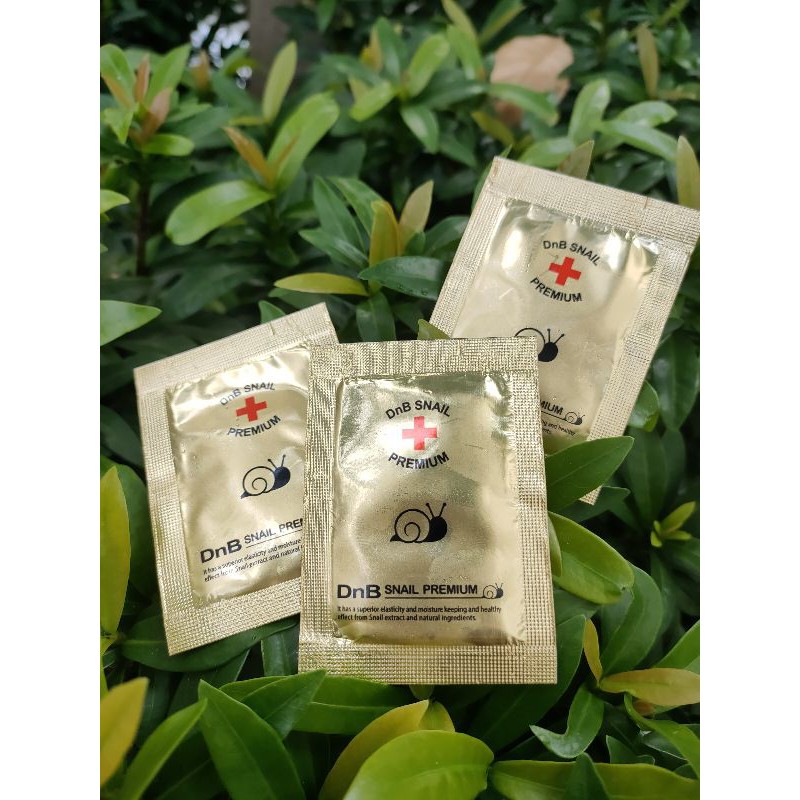 🐌🐌 ครีมสเนล 🐌🐌 ครีมหอยทาก DNB Snail Premium Snail Cream 2 กรัม 🚙 พร้อมส่ง