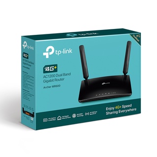 TP-Link Archer MR600 เราเตอร์ใส่ซิม 4G+ Cat6 AC1200 Wireless Dual Band Gigabit Router แค่เสียบซิมการ์ดก็เล่นได้เลยr**รุ่