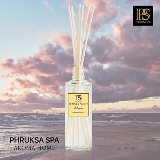 PHRUKSA SPA ก้านไม้หอมปรับอากาศ กลิ่นซัมเมอร์ ไนท์ 100 มล. (Reed Diffuser Summer Night)แถมฟรี! ก้านไม้หวาย