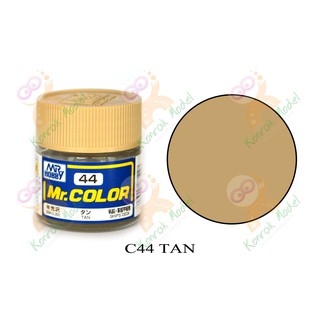 สีสูตรทินเนอร์ Mr.hobby Mr.color C44 Tan Semi-Gloss 10ml