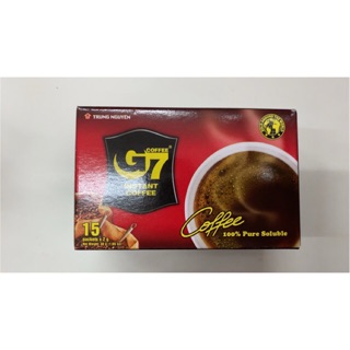 กาแฟดำ G7 แบบกล่อง 15 ซอง(ราคาพิเศษจ้าาา)