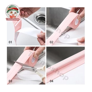เทปกาวติดกันน้ำ กาวอุดรอยรั่ว กว้าง3.8cm*ยาว3.2เมตร เทปติดอ่างล้างจาง หลายสี
