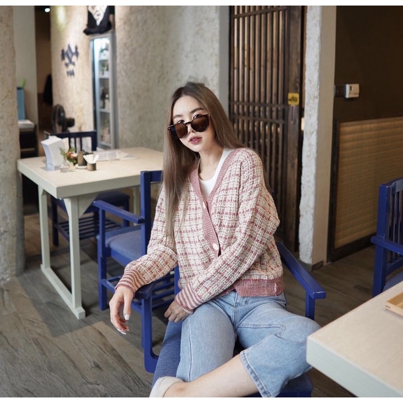 คาร์ดิแกน ลายสก๊อต beming.bkk