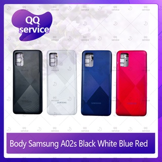 Body Samsung A02S อะไหล่บอดี้ เคสกลางพร้อมฝาหลัง Body อะไหล่มือถือ คุณภาพดี QQ service