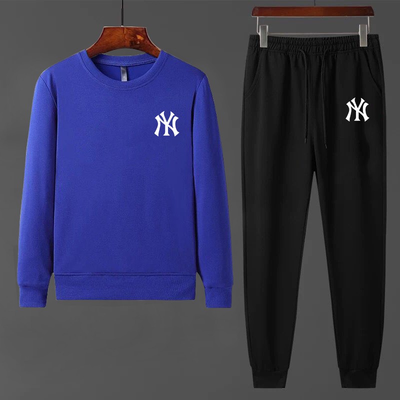 *สินค้าในไทย*   BK251-O+AA251 ชุดเซ็ทกันหนาวเสื้อคอกลมแขนยาว+กางเกงขายาว เสื้อแขนยาวคอกลม ผ้านุ่นใส่สบาย ใส่ได้ทั้ง ญ/ช