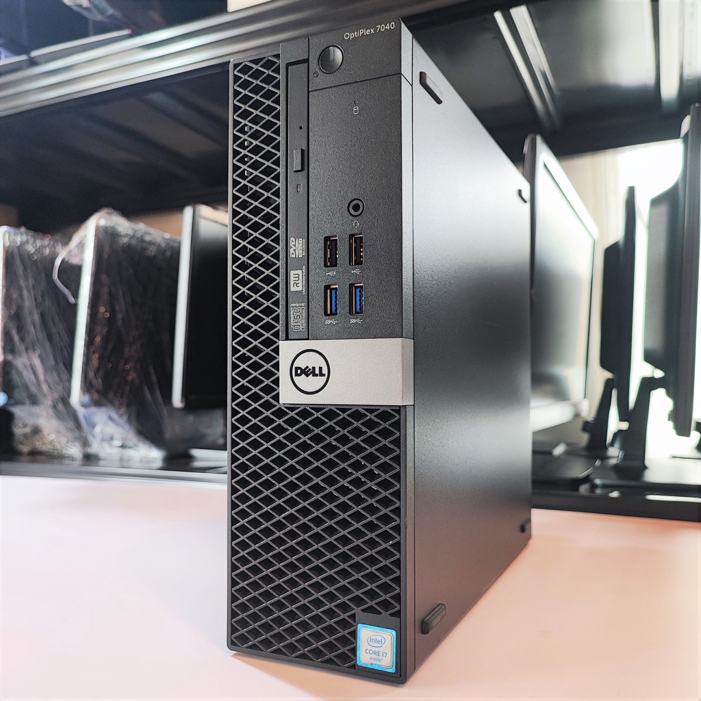 คอมพิวเตอร์มือสอง (การ์ดจอแยก 2 GB) Dell Optiplex 7040 - i7-6700@3.40GHz SSD Max 1024 GB + USB WIFI 