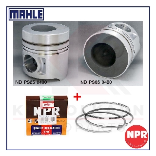 MAHLE ลูกสูบ+แหวน NPR สำหรับ NISSAN TRUCK รุ่นเครื่อง PF6-TA (หลุม 72)