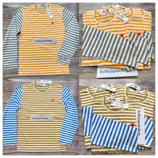 พร้อมส่ง PLAY Commedesgarcon รุ่นใหม่ 2022 เสื้อกอม แขนยาว stripe