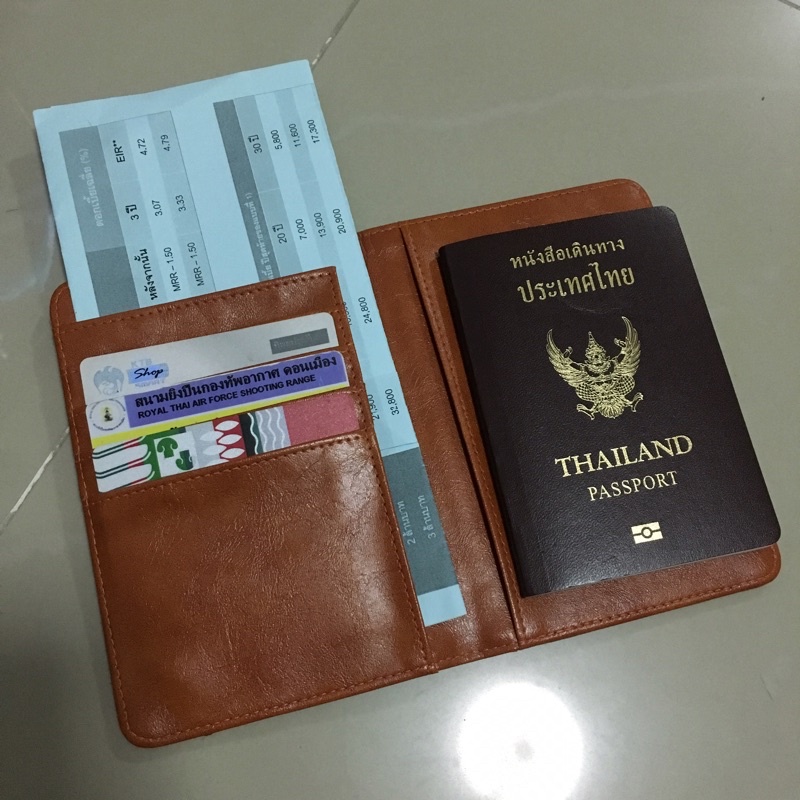 ปกหนังใส่พาสปอร์ตอุทยานฯ งานดีมาก