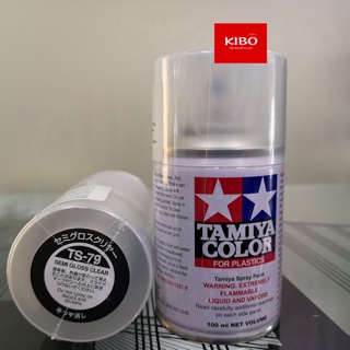 สีสเปรย์ทามิย่า Tamiya TS-79 semi gloss clear สีเคลียร์กึ่งเงากึ่งด้าน