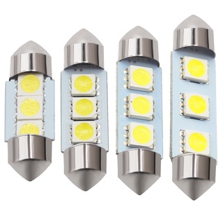 หลอดไฟเลี้ยว Led C5W 3Smd 5050 31 มม. 36 มม. 41 มม. 39 มม. สําหรับติดป้ายทะเบียนรถยนต์ 1 ชิ้น