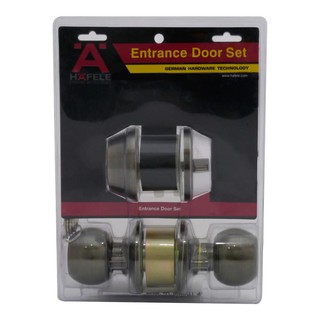 ลูกบิด+DEAD BOLT HAFELE 489.93.409 หัวกลม AB