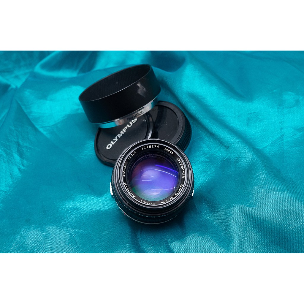 เลนส์มือหมุน เลนส์กล้องฟิล์ม Olympus Zukio 50MM F1.4 11xxxxx