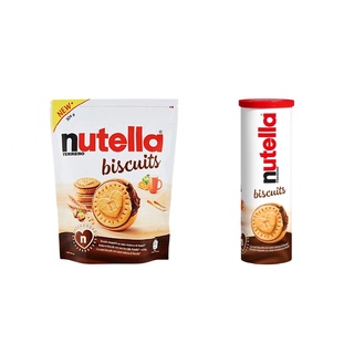 Nutella biscuits นูเทลล่า บิสกิตสอดไส้ครีมโกโก้ผสมเฮเซลนัท บิสกิตสอดไส้นูเทลล่า ขนาด 304 กรัม/166 กรัม/193 กรัม