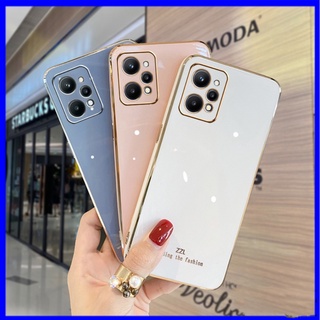 เคสโทรศัพท์มือถือ ขอบตรง แฟชั่น สําหรับ Realme C31 C35 9 Pro 8i C21 C21Y 9i