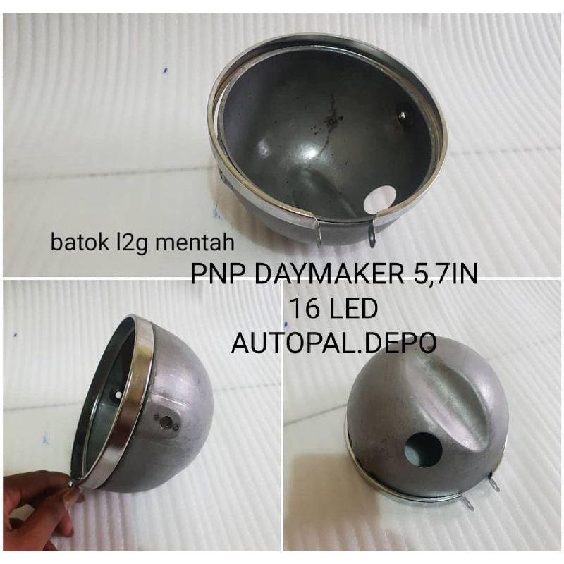 L2G โคมไฟเชลล์ L2g ดิบหนาพิเศษ pnp daymaker 16 LED 5.7in