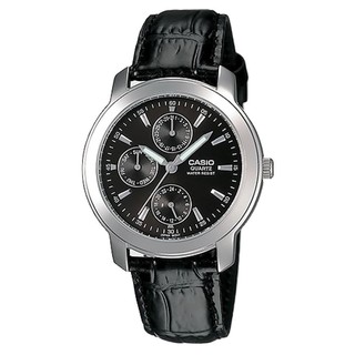 Casio Standard นาฬิกาข้อมือผู้ชาย สายหนัง รุ่น MTP-1192E-1A