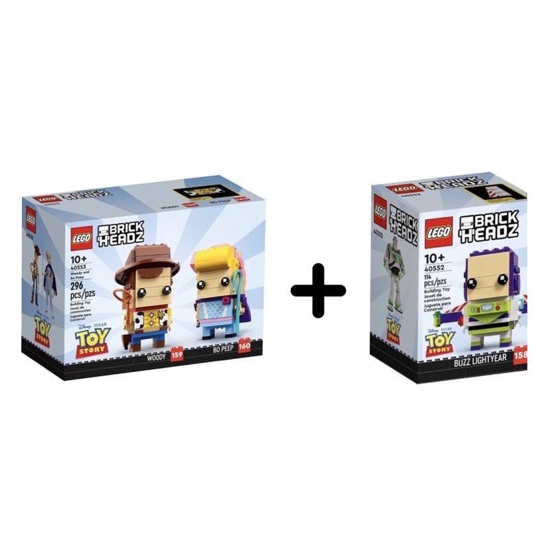 (สินค้าพร้อมส่งค่ะ) Lego 40552+40553 Buzz Lightyear and Woody and Bo Peep