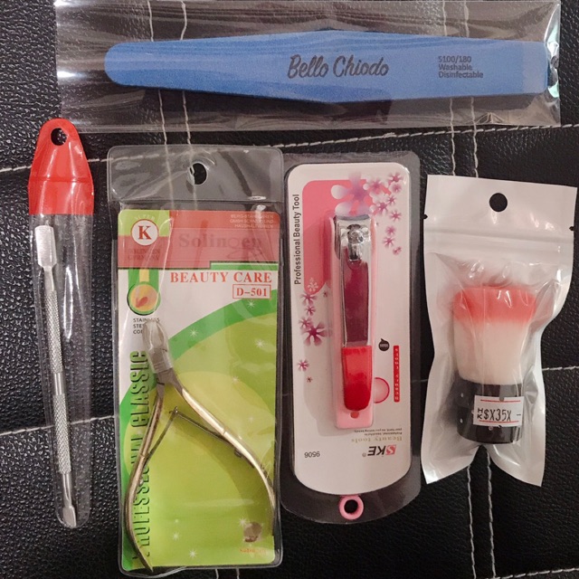 เซตเตรียมหน้าเล็บ ปรับหน้าเล็บก่อนลงเบส มี5ชิ้นครบชุด