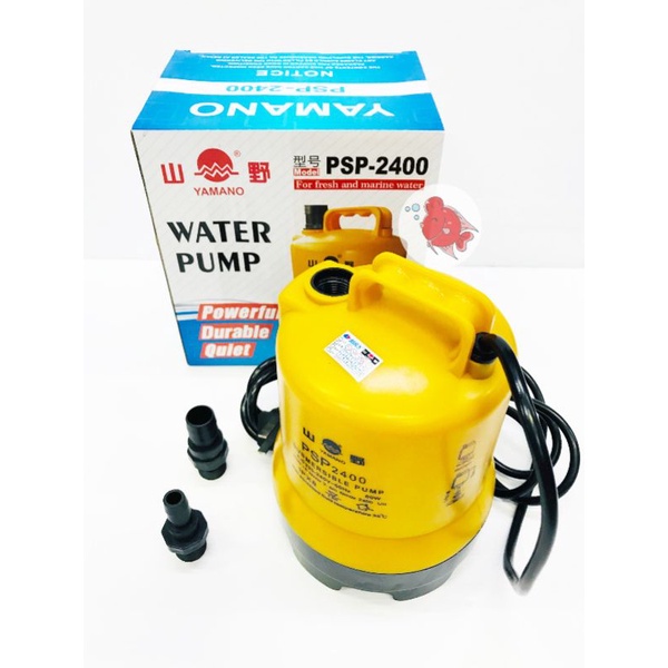 ปั๊มน้ำ ยามาโน่ Yamano PSP 2400 ท่อออกให้ 2ขนาด 1/2”(4หุน) , 3/4”(6หุน) คอยส์ทองแดง แรงดันน้ำ 2,400ล