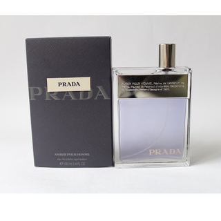 Prada amber pour homme edt 100ml. กล่องซีล(เช็คสต้อคทางแชทก่อนทำรายการนะคะ)