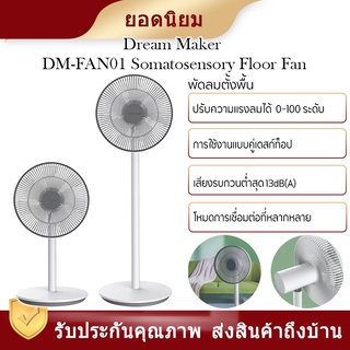 Xiaomi  Smart DC Inverter Fan พัดลมตั้งพื้น การควบคุมอุณหภูมิและความชื้น/ลมพัดลมสองชั้นให้ความรู้สึกนุ่มนวลขึ้น/ใช้คู่ระ