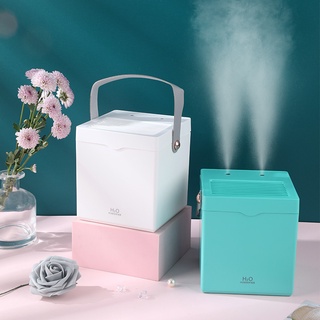 2000ml เครื่องพ่นไอน้ำ Air Humidifier เครื่องเพิ่มความชื้น ฟอกอากาศ Aroma Diffuser  เครื่องพ่นไอน้ำอโรม่า เครื่องพ่นน้ำมันหอมระเหย USB LED