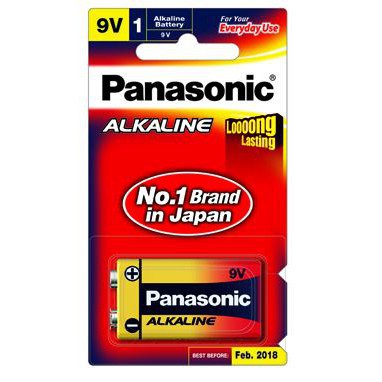 Panasonic  ถ่านอัลคาไลน์ 9V แพค 1 ก้อน