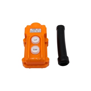 COB-61 HOIST PUSH BUTTON SWITCH RAINPROOF สวิตซ์ร็อก สวิตซ์เครน 2ปุ่ม UP-DOWN AC250V 5A ชนิดต่อผ่านแมกเนติกสวิตซ์