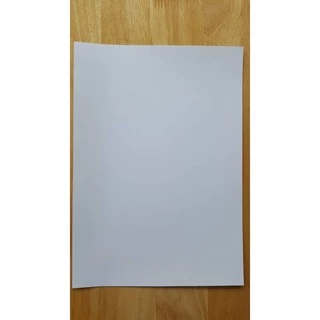 สติ๊กเกอร์กระดาษขาวด้าน กันน้ำ A4 (50 แผ่น) หนา 100 แกรม สำหรับ INKJET (MATT PAPER STICKER INKJET, รหัส DEEFA-SPMA4)