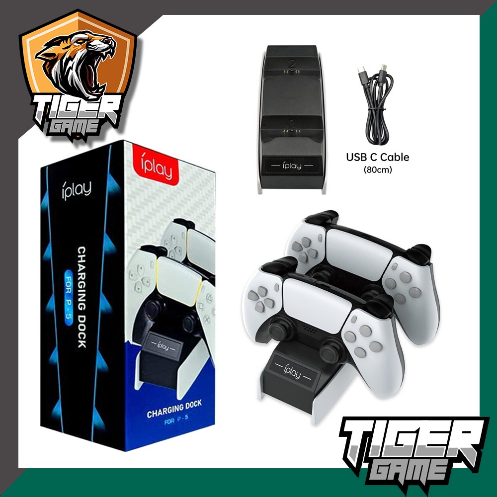 iPlay PS5 Charging Dock (แท่นชาร์จจอย Ps5)(ที่ชาร์จจอย Ps5)(HBP-245)