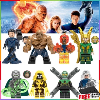 ฟิกเกอร์ Mr. Four Minifigures ขนาดเล็ก ฟิกเกอร์ผู้หญิง Marvel Scream Doctor Doom ขนาดเล็ก XH0271