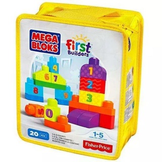 Mega Bloks First Builders 1-2-3 Count มานับ 1 2 3 และมาต่อตัวต่อเสริมพัฒนาการกัน