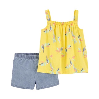 CarterS Sleeveless+Pants 2Pc Yellow-Bird L8 คาร์เตอร์เสื้อผ้าชุดเซท 2 ชิ้น