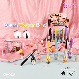 OBUSE MODEN FAIRY EYELINER + EYEBROW PENCIL OB-1027 อายไลเนอร์+ดินสอเขียนขอบตาล่างราคาพิเศษ 10 บาทเท่านั้นต่อ 1 ชิ้น