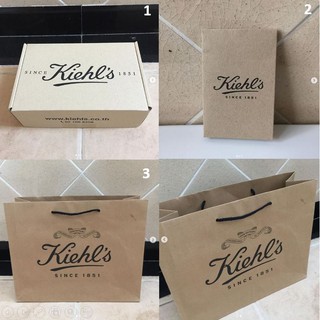 กล่อง ถุง แบรนด์ Kiehl’s ของแท้ มาจาก shop ซื้อเองเลย มั่นใจได้เลยว่าของแท้แน่นอน สภาพใหม่เอี่ยม ของใหม่ มือ 1