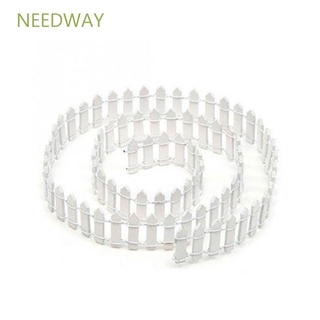 Needway รั้วไม้ขนาดเล็ก 100x3 ซม . สําหรับตกแต่งบ้านตุ๊กตา