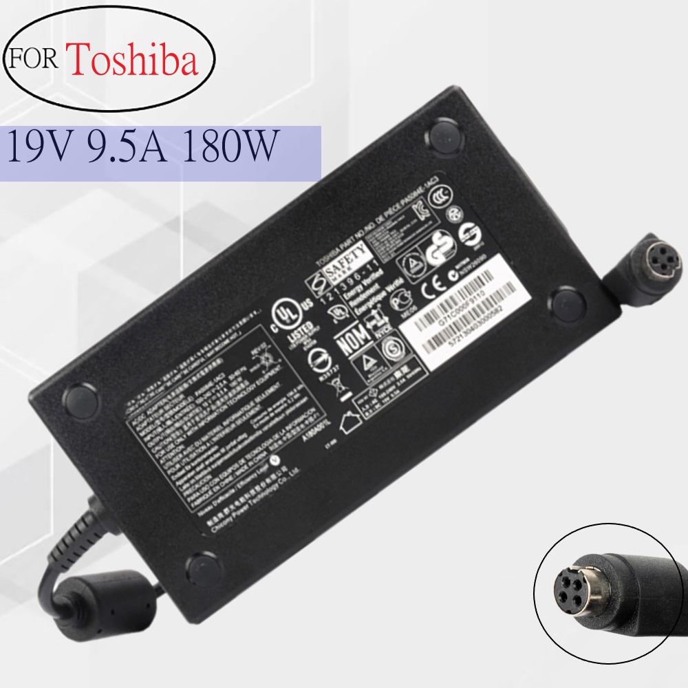 NEW 19V 9.5A 180W For Toshiba Satellite Qosmio X205 X505 X870 PA3546E-1AC3 PQX33U AC Adapter laptop 