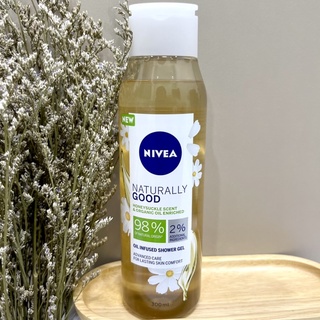 Nivea Naturally Good Honeysuckle &amp; Organic Oil Enriched Shower gel 300ml