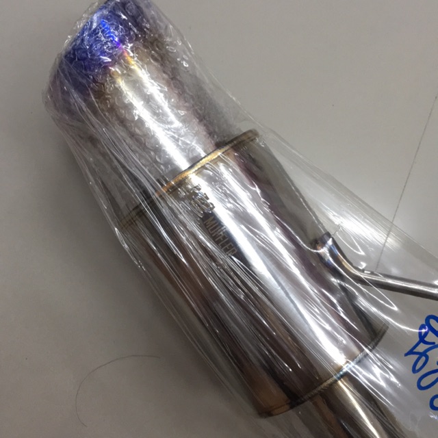 ท่อ AZC Muffler ท่อไอเสีย ท่อน้าแจ่ม Toyota New Yaris 2013-2017 ปลายงุ้ม "วิ่งดีบอกต่อ วิ่งหวยคืนเงิ